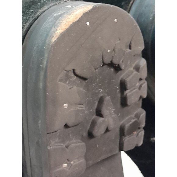 Alfani Vermont Womens Suede Leather Shearling Triple Buckle Size 8 Riding Boots - Picture 12 of 12